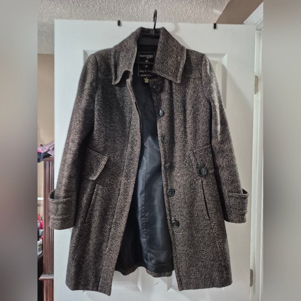 Point Zero Black and Gray Coat